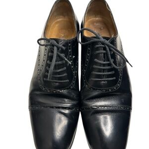 Gucci Black Leather Oxfords size 9